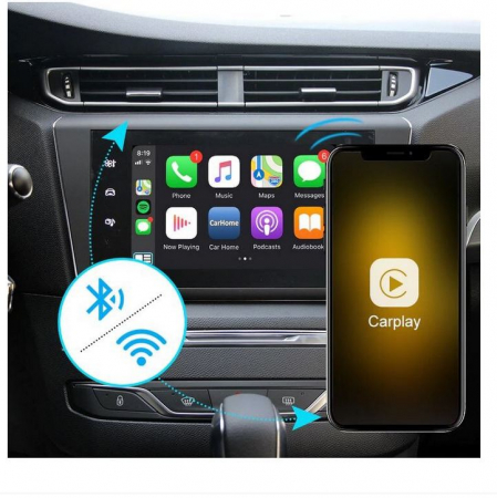 Sistem CarPlay wireless pentru Citroen C4, SMEG, SMEG+, Picasso, DS4, DS3, Peugeout, 308, 508, 208, 200 cu Functie Android Mirror Link [6]