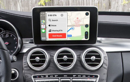 Sistem CarPlay wireless pentru Mercedes Benz C-Class , W205 , GLC, 2015-2018, cu Functie Android Mirror Link, AirPlay si AutoPlay [4]