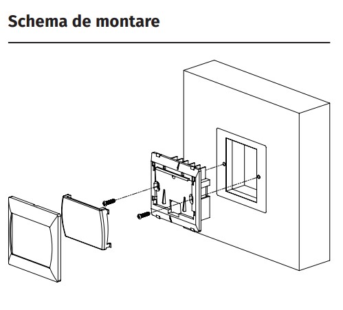 Schema de montare HLES-30A-PVC