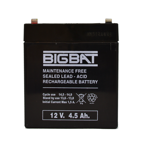 Acumulator BIG BAT 12V, 4.5 AH BB12V4.5 [2]