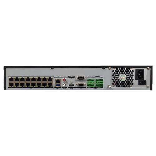 AcuSense - NVR 4K, total 32 canale max. 12MP, 16 porturi PoE, Alarma, 1.5U - HIKVISION DS-7732NXI-K4-16P [2]