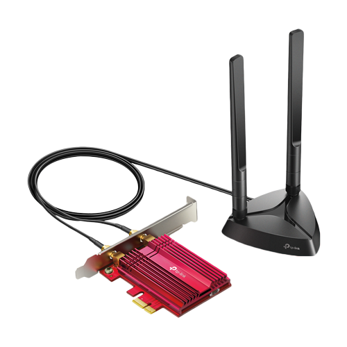 Adaptor PCI-E Bluetooth 5.2, Wi-Fi 6, AX3000 Dual-Band, 2 x Antene High-Gain - TP-Link ArcherTX3000E [1]