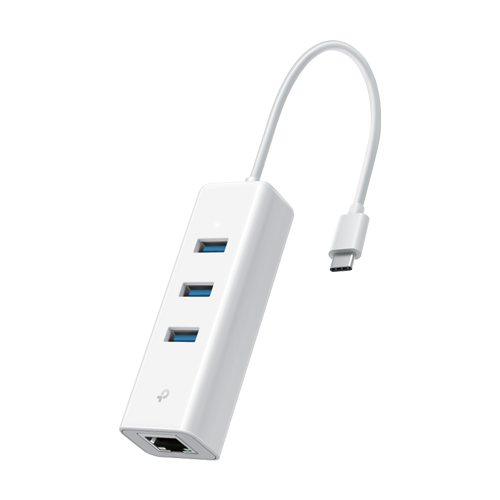 Adaptor USB Type-C la RJ45 Gigabit, 3 x USB 3.0 - TP-Link UE330C [1]
