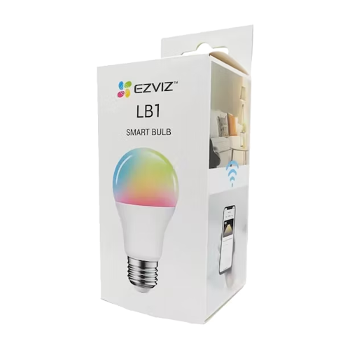 Bec LED RGB inteligent EZVIZ, Wi-Fi, E27, 806 lmn, 2700~6500K ajustabila CS-HAL-LB1-LCAW [3]