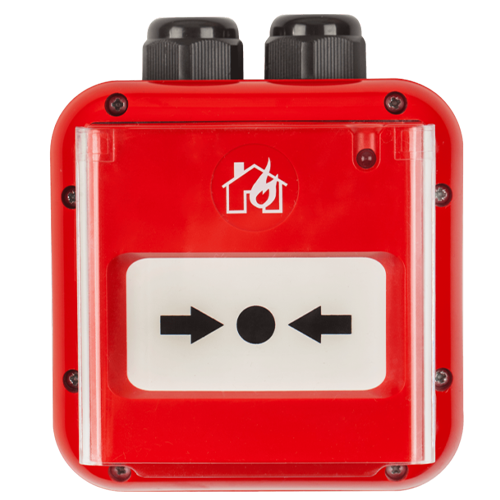 Buton adresabil de alarmare incendiu, de exterior, IP67, cu izolator - TELETEK SensoIRIS-MCP150IP67 [2]