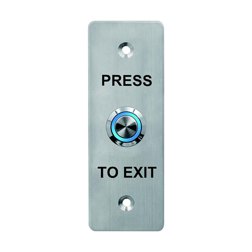 Buton de iesire, montaj ingropat, inox, LED, NO-NC-COM, 115 x 40 mm CSB-408L [1]