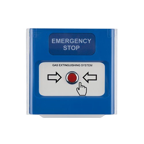 Buton manual oprire de urgenta/temporar, de interior, capac protectie, compatibil cu IVY - TELETEK SensoMAG-MHB50 [2]