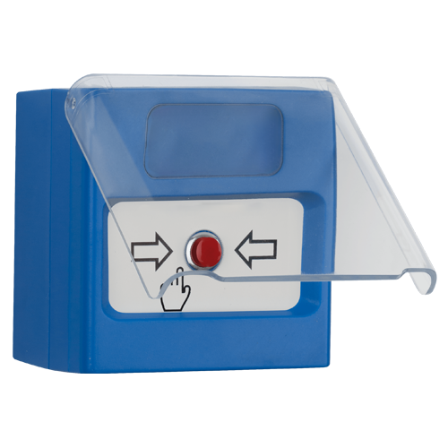 Buton manual oprire de urgenta/temporar, de interior, capac protectie, compatibil cu IVY - TELETEK SensoMAG-MHB50 [3]