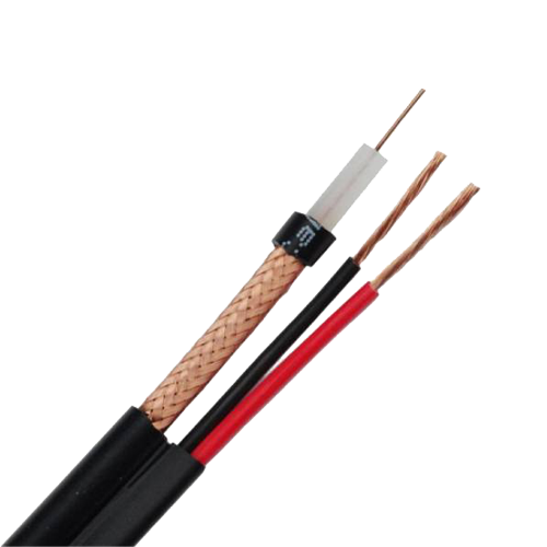 Cablu coaxial RG59 + alimentare 2x0.75, 305m, negru TSY-RG59+2X0.75-B [2]