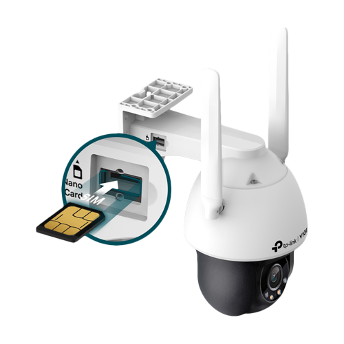 Camera IP PT, 4G, 4MP, Full-Color, lentila 4mm, IR 30m, WL 30m, Audio - TP-Link VIGI VIGIC540-4G(4mm) [2]