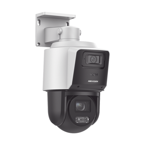 Camera IP PTZ TandemVu, 4MP+MP, 4X, IR 40m DarkFighter, WL 30m - HIKVISION DS-2SE3C404MWG-E14-2.8mm [2]