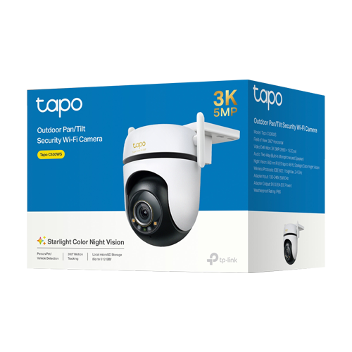 Camera IP Smart Wi-Fi, 5MP, Pan&Tilt, 1 x RJ45 100M, Audio bidirectional, Alarma - TP-Link Tapo TapoC530WS [4]