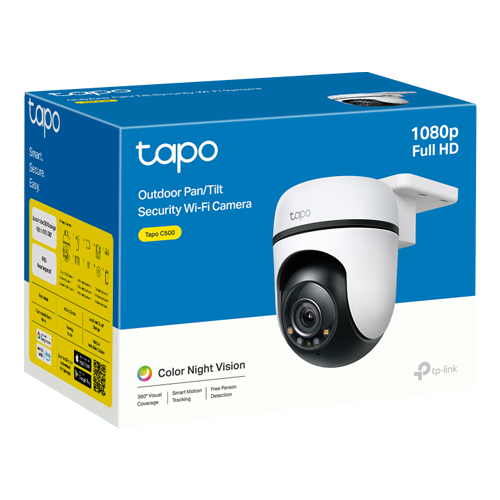 Camera IP Wi-Fi, Full HD 1080p, Pan&Tilt, Audio bidirectional, IR 30M - TP-Link Tapo TapoC500 [2]
