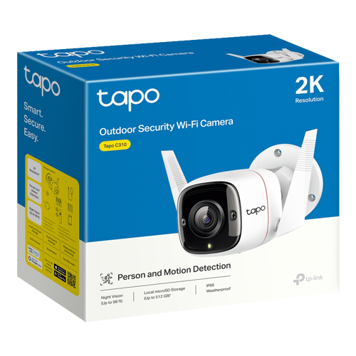 Camera IP Wi-Fi, Rezolutie 2K, Audio bidirectional, Alarma, IR 30M - TP-Link Tapo TapoC310 [3]