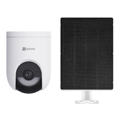Camera IP Wi-Fi6 & 4G PT + Panou solar 5W, 2K+, baterie 5.200 mAh, Audio, IR+WL 15m, Alarma - Ezviz CS-HB8c-4G-KIT [2]