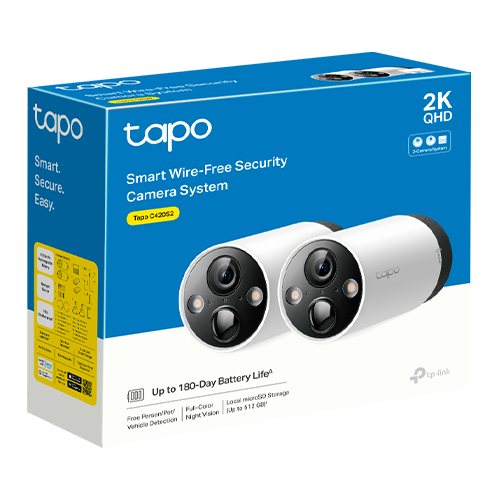 Camere supraveghere video wi-fi TP-Link Tapo C420S2, 2 camere Smart acumulatori, 2K - TP-LINK TapoC420S2 [3]