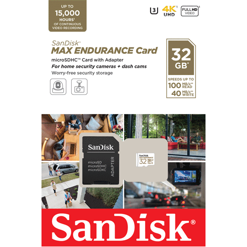 Card MicroSD 32GB, seria MAX Endurance - SanDisk SDSQQVR-032G-GN6IA [2]
