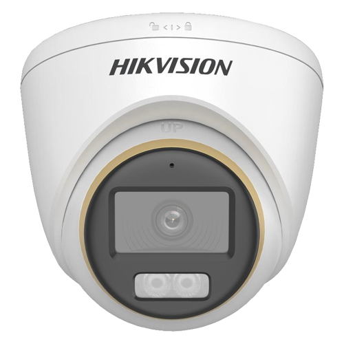 ColorVu, Dual Light - Camera analog 2MP, lentila 2.8mm, IR 40m, WL 40m, TVI/AHD/CVI/CVBS, Mic. - HIKVISION DS-2CE72DF3T-LFS-2.8mm [2]