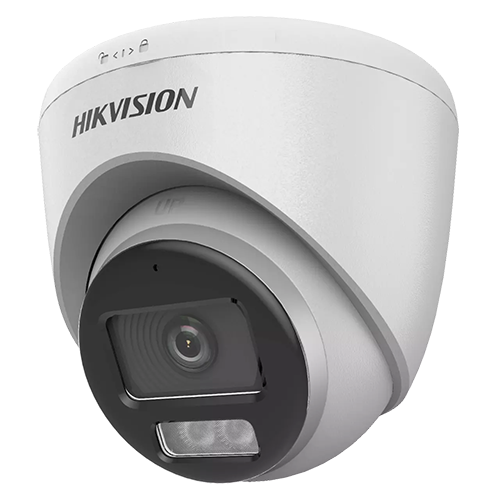 ColorVu, Dual Light - Camera analog 2MP, lentila 2.8mm, IR 40m, WL 40m, TVI/AHD/CVI/CVBS, Mic., IP67 - HIKVISION DS-2CE72DF0T-LFS-2.8mm [3]