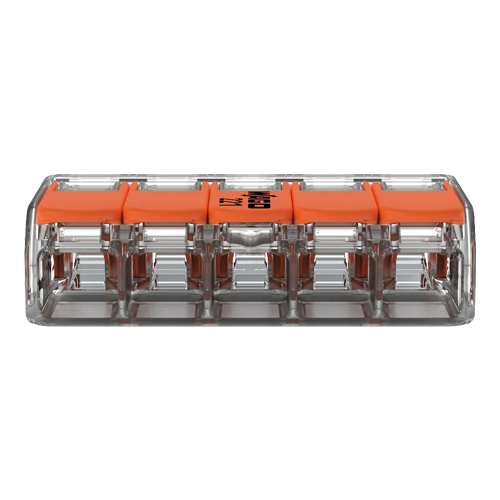 Conector derivatie 5 fire, max. 4 mmÂ² (25 buc.) - WAGO 221-415 [3]