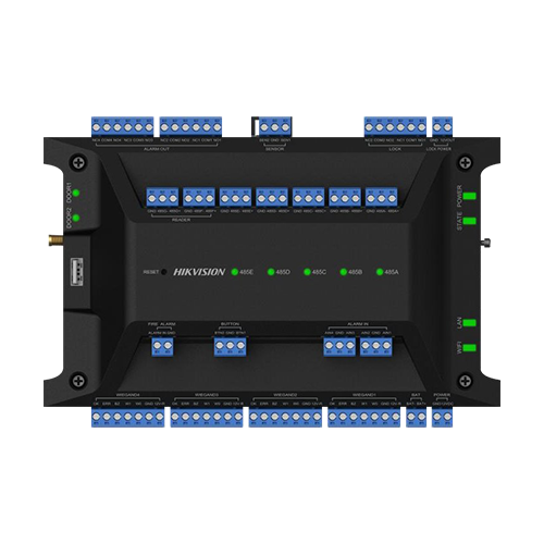 Controler acces control, 2 usi, extensibil pana la 126 usi, Wi-Fi, RS485, Wiegand - HIKVISION DS-K2702WX-E1P [2]