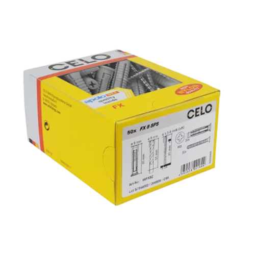 Diblu+holsurub cap hex. M10x50 SPS FXSZ (25 buc.) - CELO 910FXK [4]