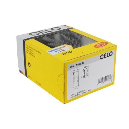DIBLU POLISTIREN IPS 80, GRI - RAL 7045 (50 buc.) - CELO 9GR80IPSD [4]
