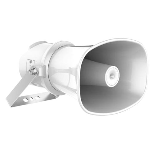 Difuzor IP cu palnie 25W, Mic., 4GB EMMC, iesire 12VDC 25mA, Alarma - HIKVISION DS-QAZ1325G1T [1]