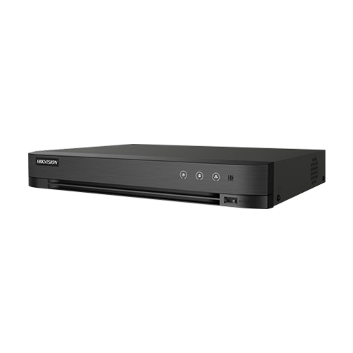 DVR 4 ch analog max. 4K, 4 ch IP max. 4K, AUDIO 'over coaxial', Alarma, 1U - HIKVISION iDS-7204HTHI-M1-S(4A+4/1ALM) [1]