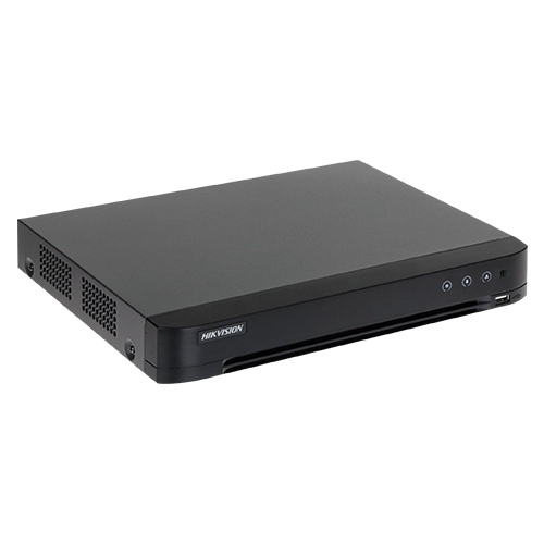 DVR AcuSense, 4 ch analog max. 4K, 2 ch IP max. 4K, AUDIO 'over coaxial', Alarma, 1U - HIKVISION iDS-7204HUHI-M1-X(4A+4/1ALM) [2]