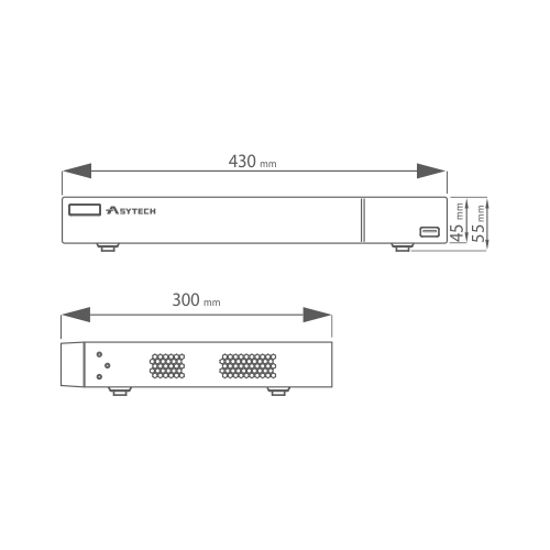 DVR Pentabrid 16 canale 1080P - ASYTECH seria VT VT-2316HP [4]