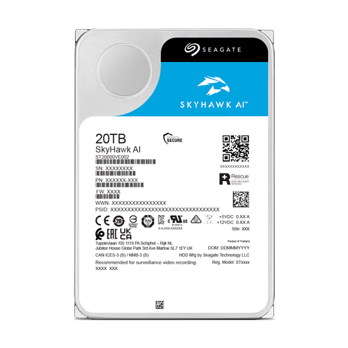Hard disk 20TB - Seagate Surveillance SKYHAWK AI ST20000VE [4]