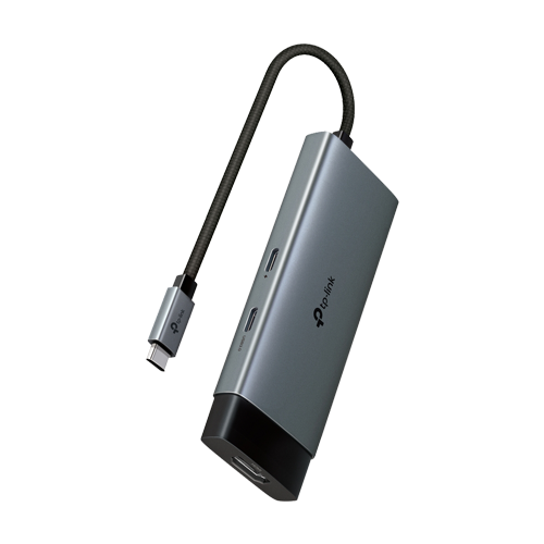 Hub USB-C 5-in-1, 1 x USB-C PD 100W, 1 x USB-C 5Gbps, 2 x USB-A 5Gbps, 1 x HDMI 4K@60Hz - TP-Link UH5020C [1]