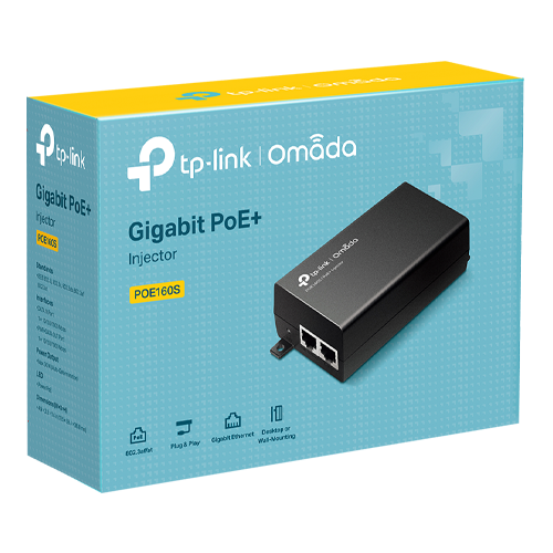 Injector PoE+, 2 x RJ45 Gigabit, 30W - TP-Link Omada POE160S [4]