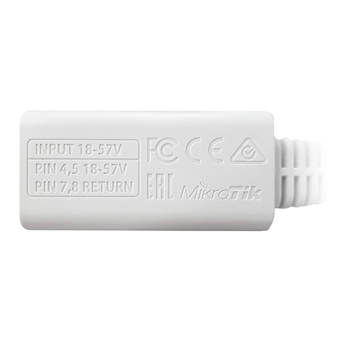 Injector PoE pasiv 18-57V, Gigabit - Mikrotik RBGPOE [2]
