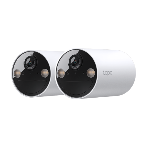 Kit 2 x Camera IP Smart Wi-Fi, 3MP, Baterie reincarcabila, Audio bidirectional, Alarma - TP-Link Tapo TapoC410(2-pack) [1]