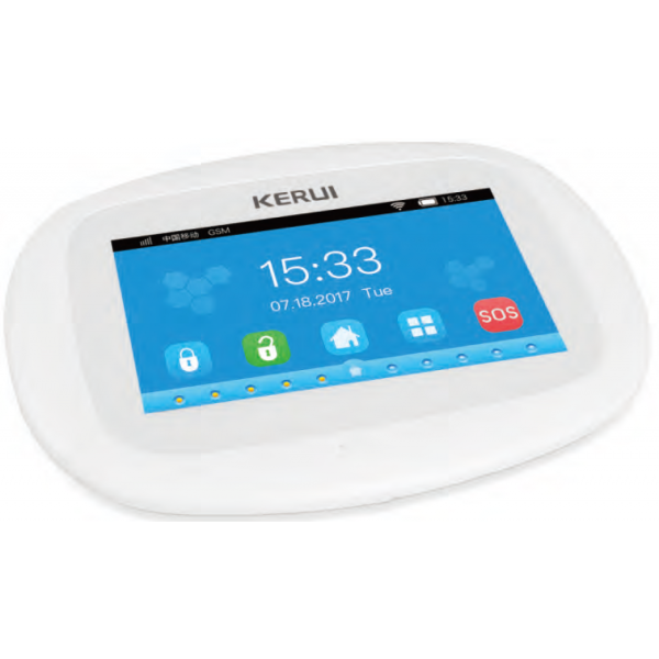 Kit alarma wireless cu Touchscreen, WI-FI si WCDMA Kerui KR-K5 [2]