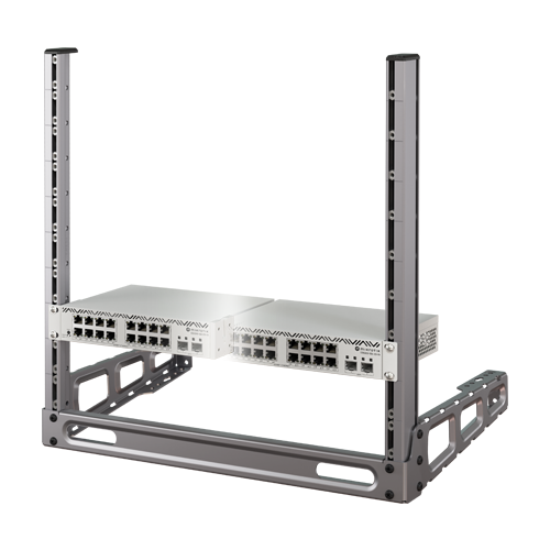 Kit de montare Ã®n rack de 19' a doua CSS318-16G-2S+IN - MikroTik RMK-2x10/19 [2]
