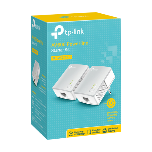 Kit Powerline AV600, 1 x RJ45 10/100 Mbps - TP-Link TL-PA4010KIT [3]