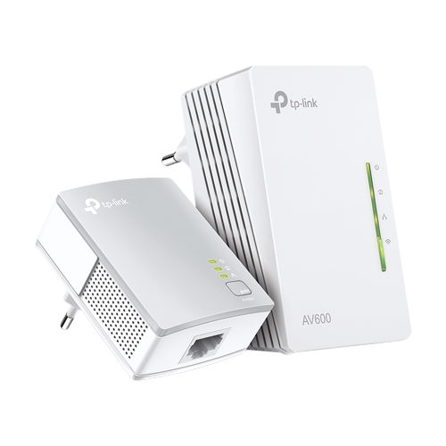 Kit Powerline AV600, Wi-Fi 4, N600 2.4GHz, 2+1 x RJ45 10/100 Mbps - TP-Link TL-WPA4220KIT [1]