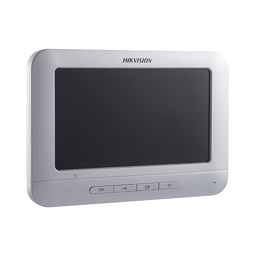 Kit videointerfon analogic 7inch, camera Pinhole, conectare 4 fire - HIKVISION DS-KIS203 [3]