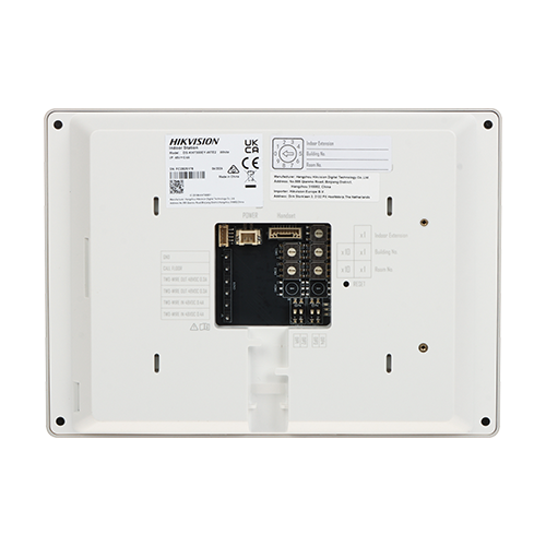 Monitor videointerfon 2 fire TCP/IP, Wi-Fi, Touch Screen TFT 7 inch, DIP Switch - HIKVISION DS-KH7300EY-WTE2-White [3]