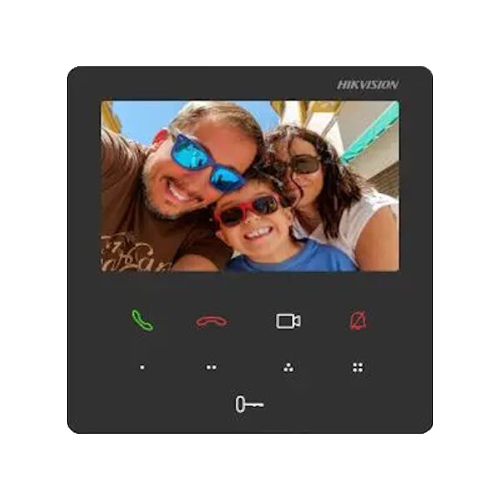Monitor videointerfon TCP/IP, TFT LCD 4.3 inch touch screen 9 butoane, PoE, WiFi - HIKVISION DS-KH6110-WE1 [1]