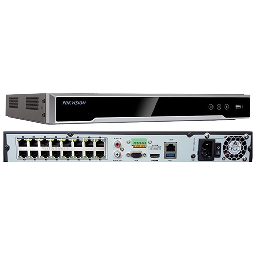 NVR 4K, 16 canale 12MP + 16 porturi PoE - HIKVISION DS-7616NI-I2-16P [3]
