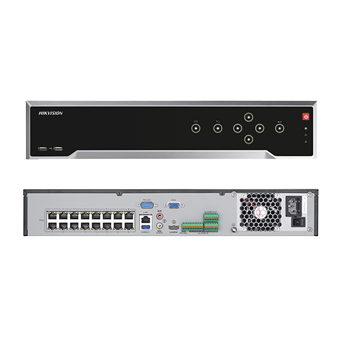 NVR 4K, 32canale 8MP + 16 porturi PoE - HIKVISION DS-7732NI-K4-16P [4]