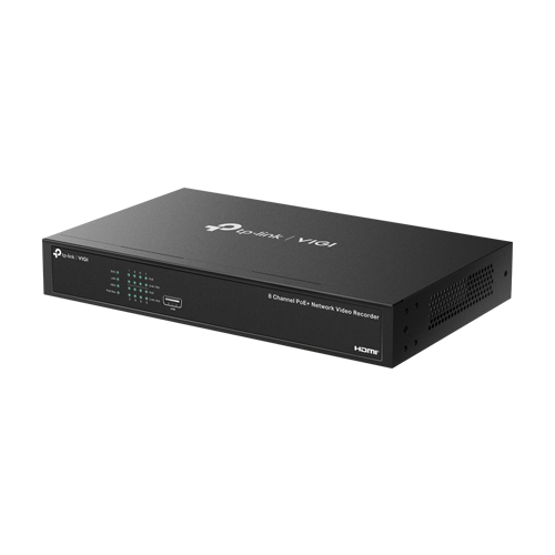NVR 4K, 8 canale max. 8MP, 8 porturi PoE, Buget PoE 53W, Audio IN/OUT, 1 x SATA, 1U - TP-Link VIGI VIGINVR1008H-8P [3]