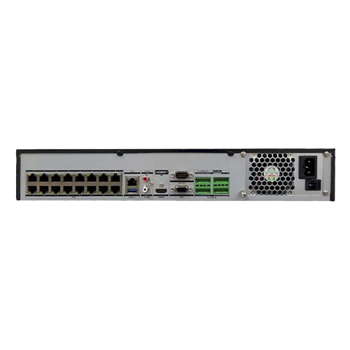 NVR 4K, AcuSense, total 32 canale max. 12MP, 16 porturi PoE, Alarma, 1.5U - HIKVISION DS-7732NXI-K4-16P(Alarm16+9) [2]