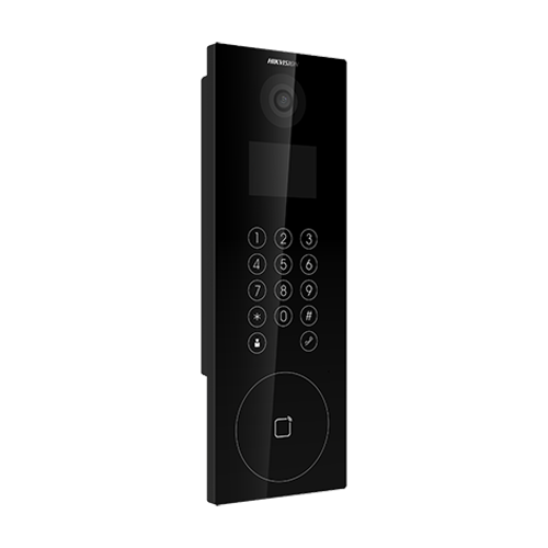 Panou exterior videointerfon TCP/IP pentru blocuri si spatii birouri, control acces integrat cu card sau cod PIN - HIKVISION DS-KD8103-E6 [2]