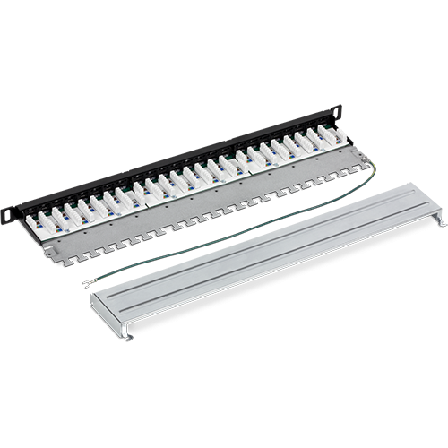 Patch Panel 24 porturi RJ45, Cat6a, Ecranat, 05U - TRENDnet TC-P24C6AHS [4]