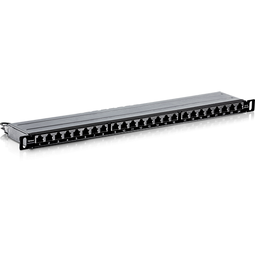 Patch Panel 24 porturi RJ45, Cat6a, Ecranat, 05U - TRENDnet TC-P24C6AHS [2]